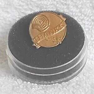 Thanks United Way Brass Pin stamped IAMAW-AFL-C10-USA!!